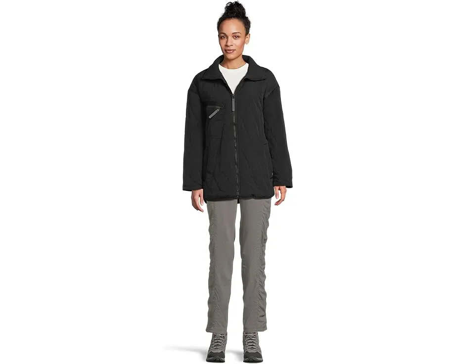 Prana Encinitas Field Coat утепленное пальто с молнией и карманами