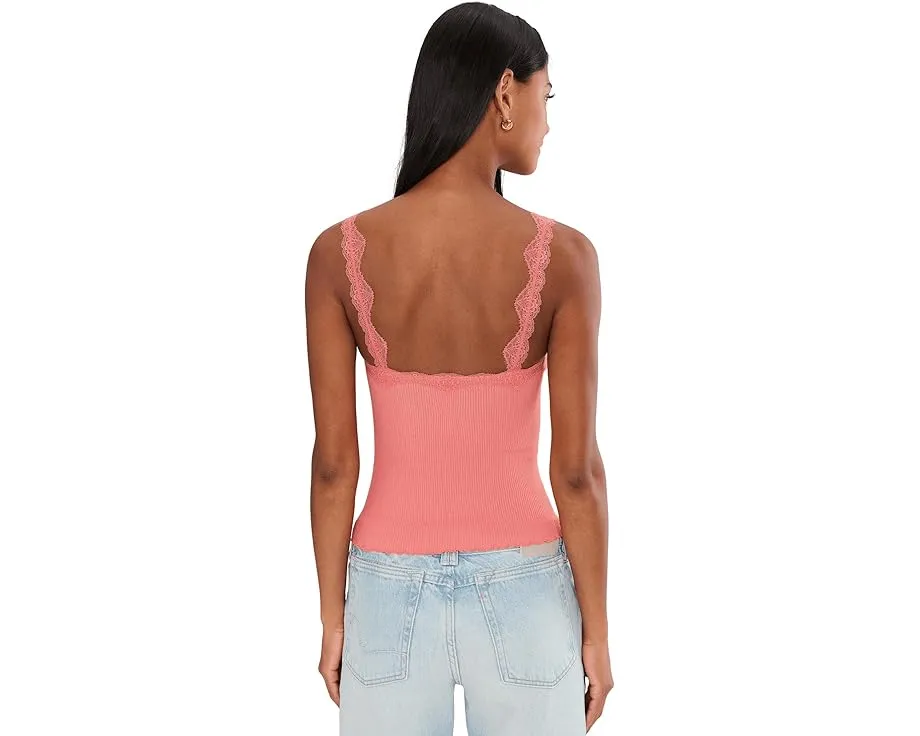 Топ-ками Free People Spring Fever с квадратным вырезом и кружевом