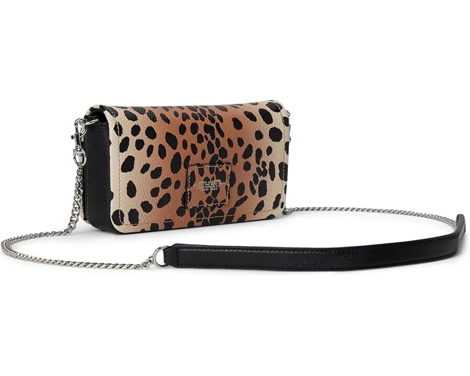 Мини-сумка Marc Jacobs The Cheetah Leather Chain Mini Bag с принтом гепарда