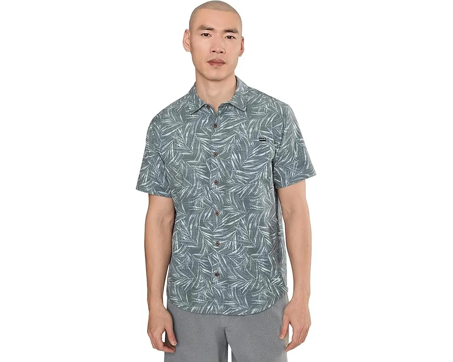 Hurley Newport Stretch Рубашка с коротким рукавом и эластичной тканью