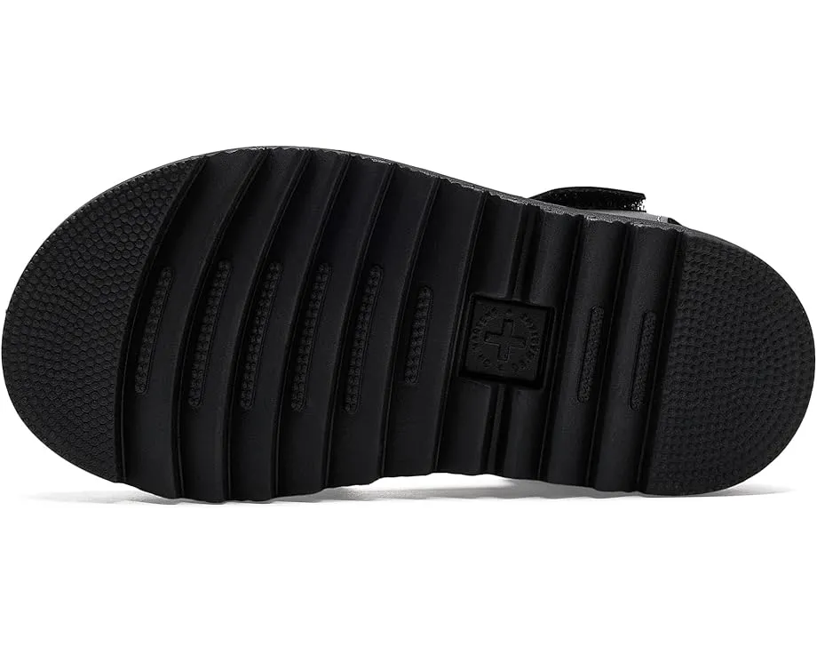 Детские сандалии Dr. Martens Marlowe Hearts II J с блестящим сердцем на регулируемых липучках