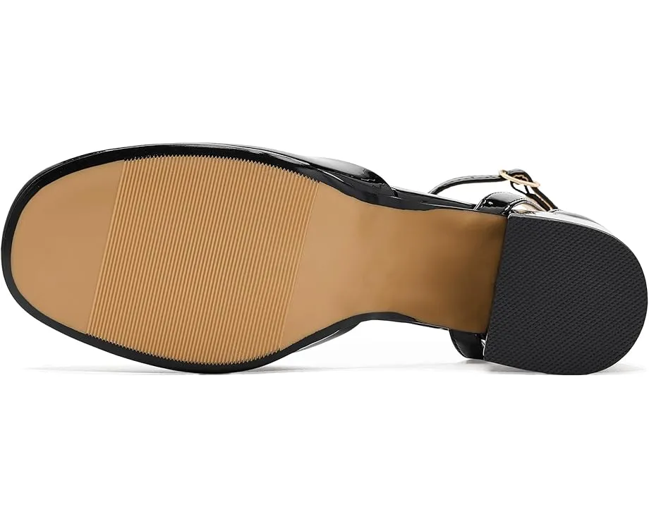 Элегантные сандалии Steve Madden Elinor с лаковой отделкой и щиколоточным ремешком