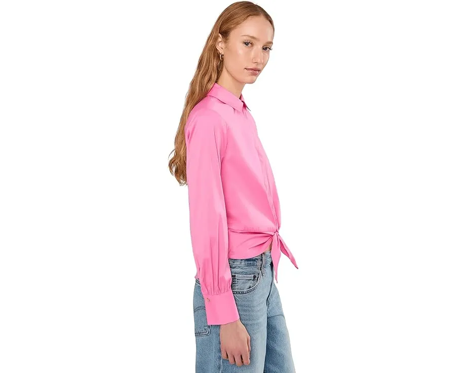 Рубашка Lilly Pulitzer The Tie Lilly с длинными рукавами и завязкой спереди