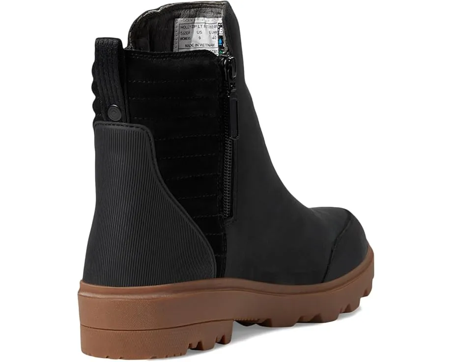 Ботинки Bogs Holly Zip Leather II из золотосертифицированной кожи с защитой от влаги