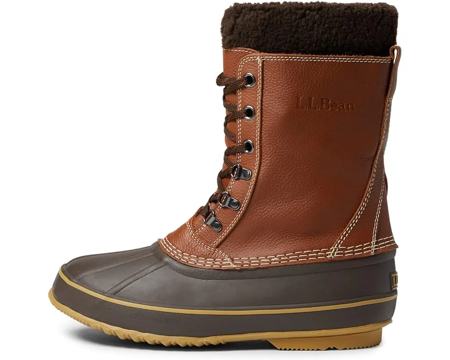 Зимние ботинки L.L.Bean Snow Boots из состаренной кожи на шнуровке