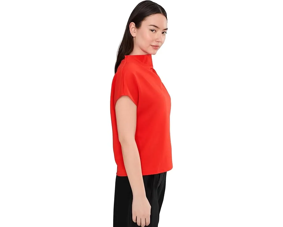 Топ Trina Turk Pavilion из мягкого понте с драпированным воротником