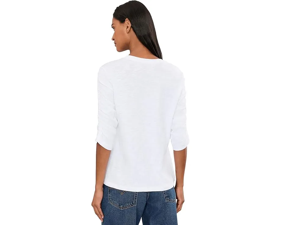 Футболка Garment Dye Tees с горловиной и рукавами с защипами Elliott Lauren