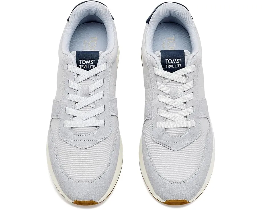 Кроссовки TOMS TRVL LITE Retro из замши с эластичным мысом и съемной стелькой