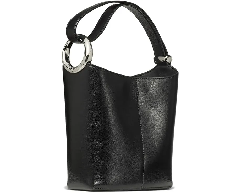 Мини-сумка-ведро Halo из мелкозернистой кожи со съемным мешочком Kate Spade New York