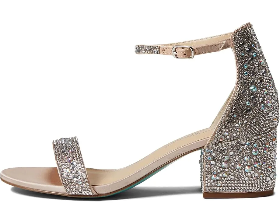 Бренд Blue by Betsey Johnson Босоножки Mari на каблуке с квадратной платформой и стразами