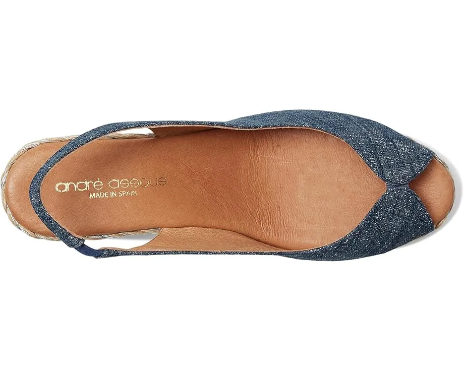 Andre Assous Сандалии Audrey на танкетке с плетеным верхом