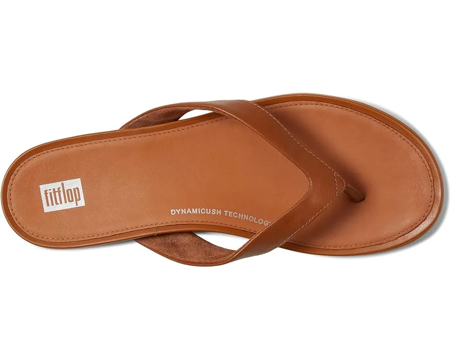 Вьетнамки FitFlop Gracie из кожи с анатомической стелькой
