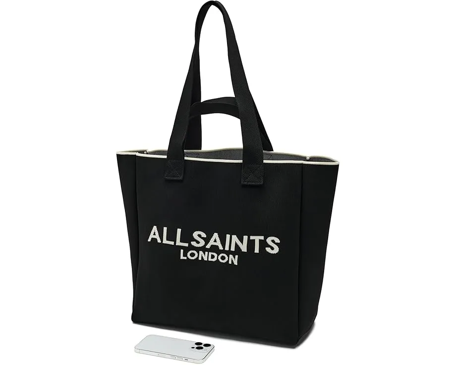 Сумка-тоут AllSaints Izzy East/West из переработанного полиэстера с логотипом