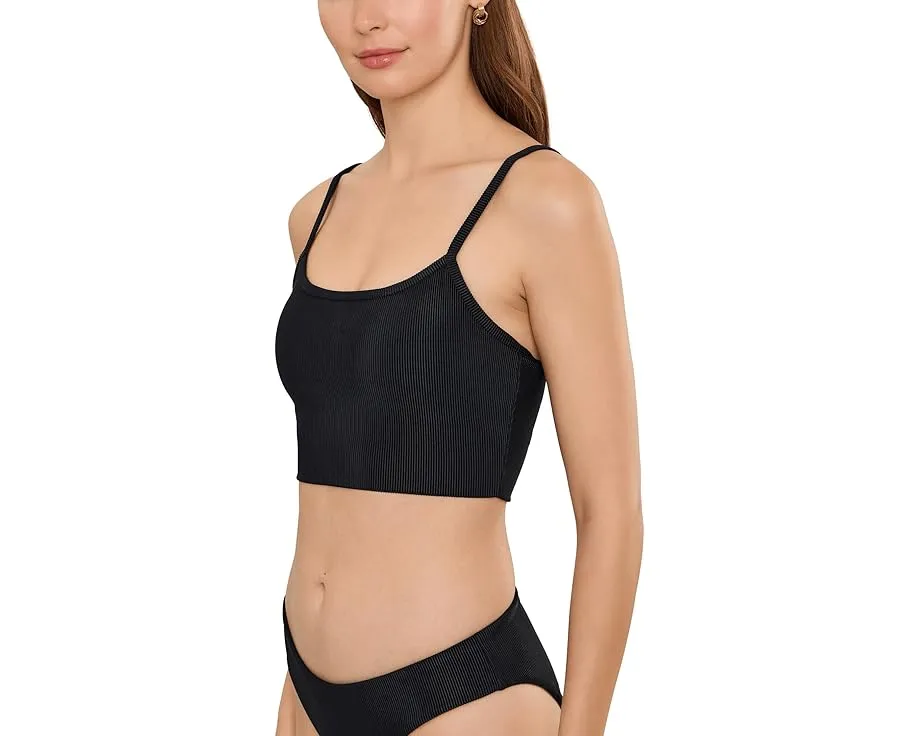 Кроп-топ для плавания Elara от Beach Riot с ребристой тканью