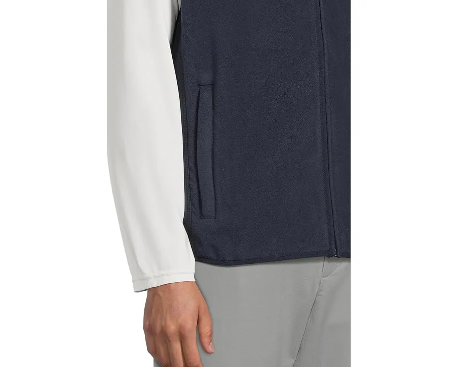 Vineyard Vines Harbor Fleece Vest с вышивкой кита и сетчатыми карманами