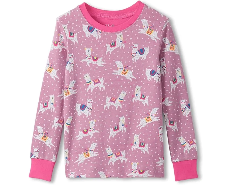 Hatley Детский комплект пижамы из хлопка с ярким принтом