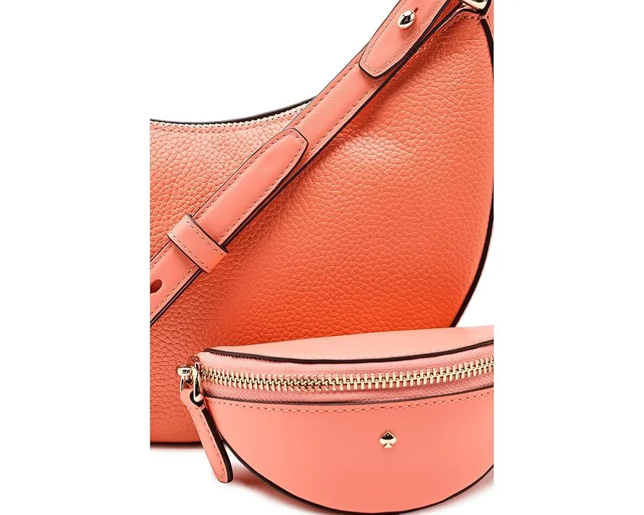 Сумка кроссбоди Kate Spade New York Duo из зернистой кожи с двумя съемными отделениями