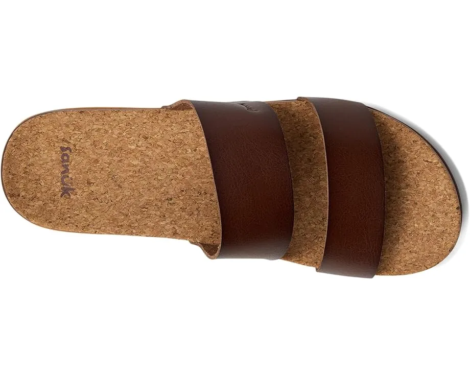 Sanuk Alt-itude сланцы на платформе из пробки с анатомической промежуточной подошвой