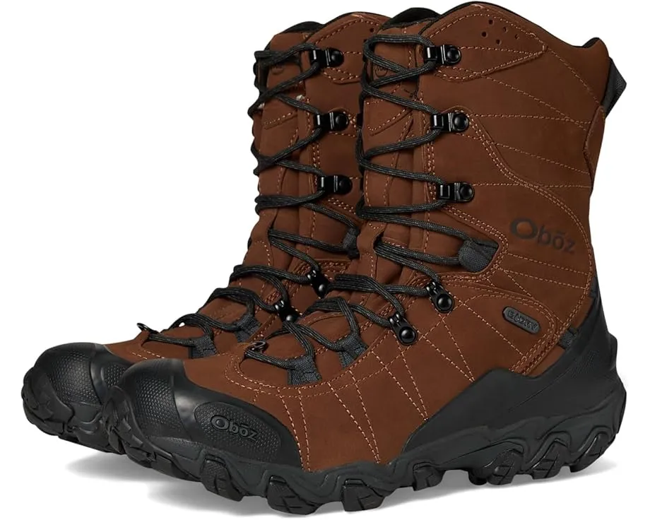 Утепленные зимние ботинки Oboz Bridger 10" Insulated B-Dry с мембраной