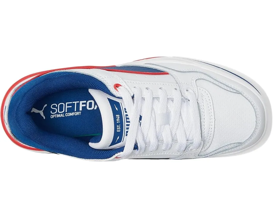 Кроссовки Puma Rebound Layup Lo для детей с ретро дизайном и мягкой стелькой SoftFoam+