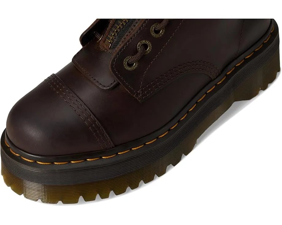 Ботинки Dr. Martens Sinclair Leather Platform на платформе с молнией спереди