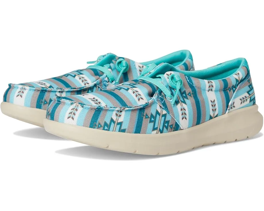 Кроссовки Ariat Hilo в стиле лоферов с эластичными шнурками и контрастной подошвой