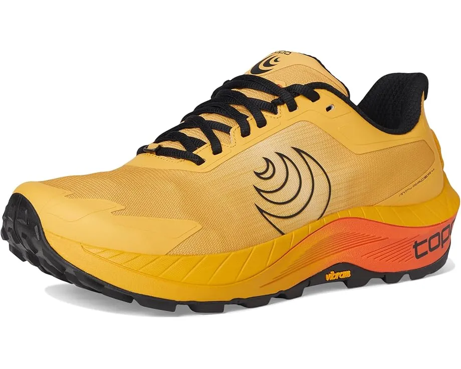 Трейловые кроссовки Topo Athletic MTN Racer 4 с высоким профилем амортизации и подошвой Vibram Megagrip