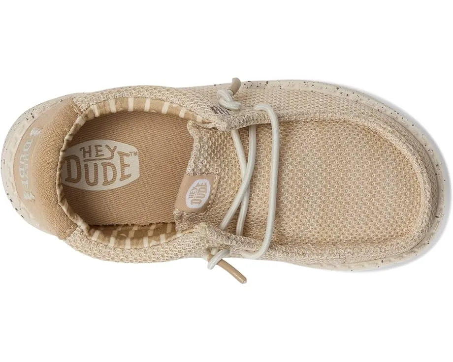 Детские слипоны Hey Dude Wally Stretch Sox с эластичными шнурками