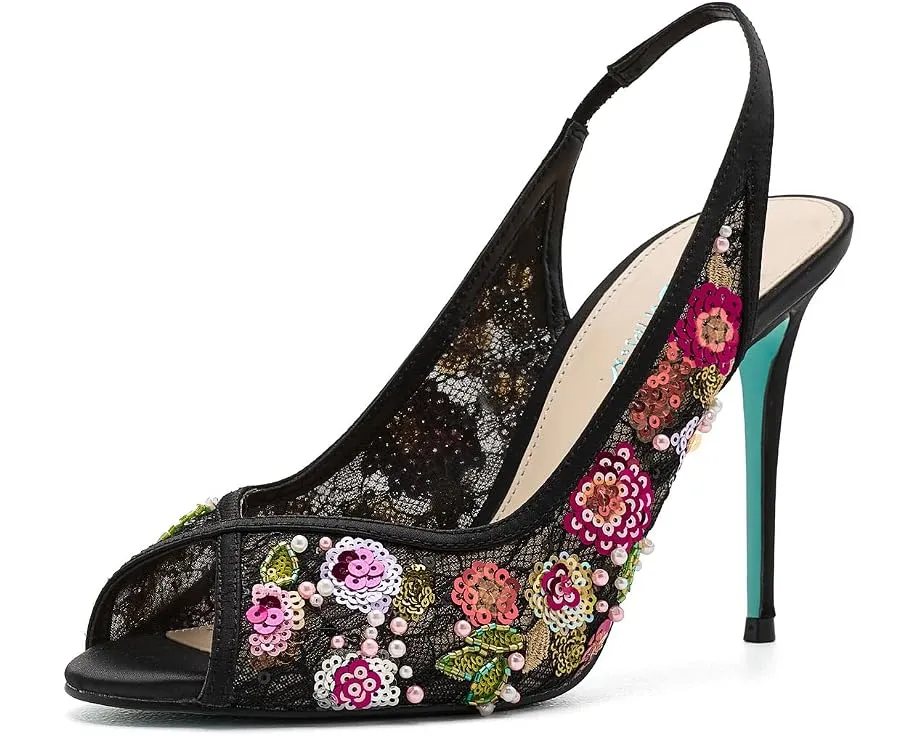 Босоножки Gerri от Blue by Betsey Johnson с цветочным принтом на шпильке