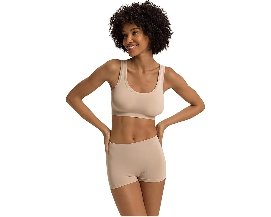 Топ кроп Hanro Touch Feeling из дышащего микрофибры с бесшовными боками