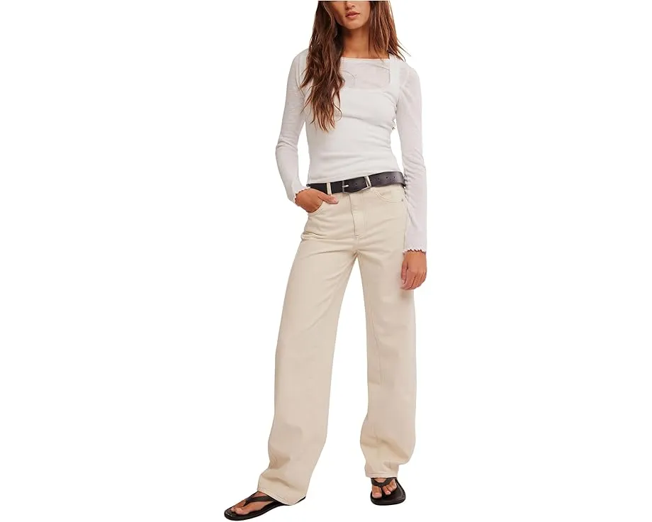 Прямые джинсы Aster с классическим кроем от Free People