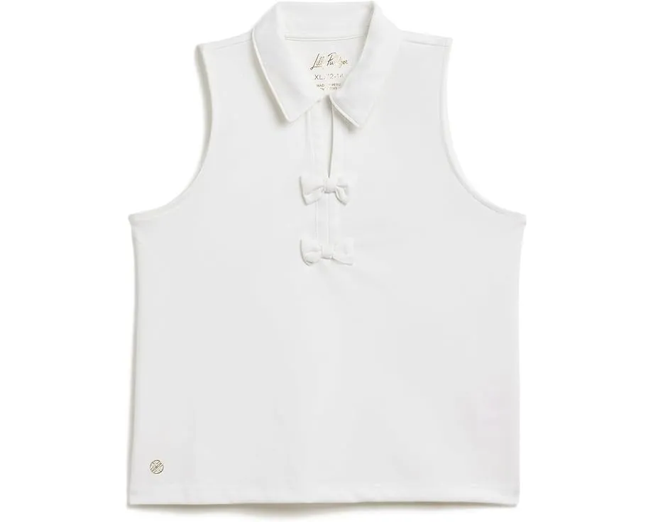 Lilly Pulitzer детское поло Mini Frida Sleeveless Polo без рукавов