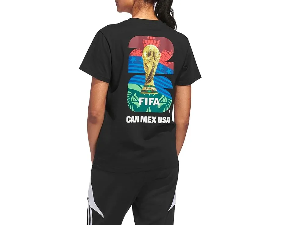 Футболка с графикой официального мяча ЧМ-2026 Adidas
