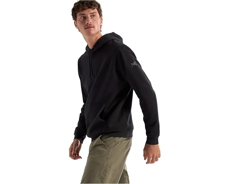 Флисовая толстовка Arc'teryx Emblem Fleece с капюшоном из органического хлопка