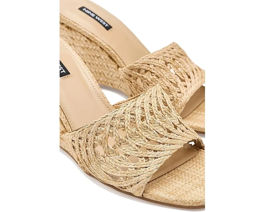 Туфли Nimma с открытым носком и танкеткой Nine West