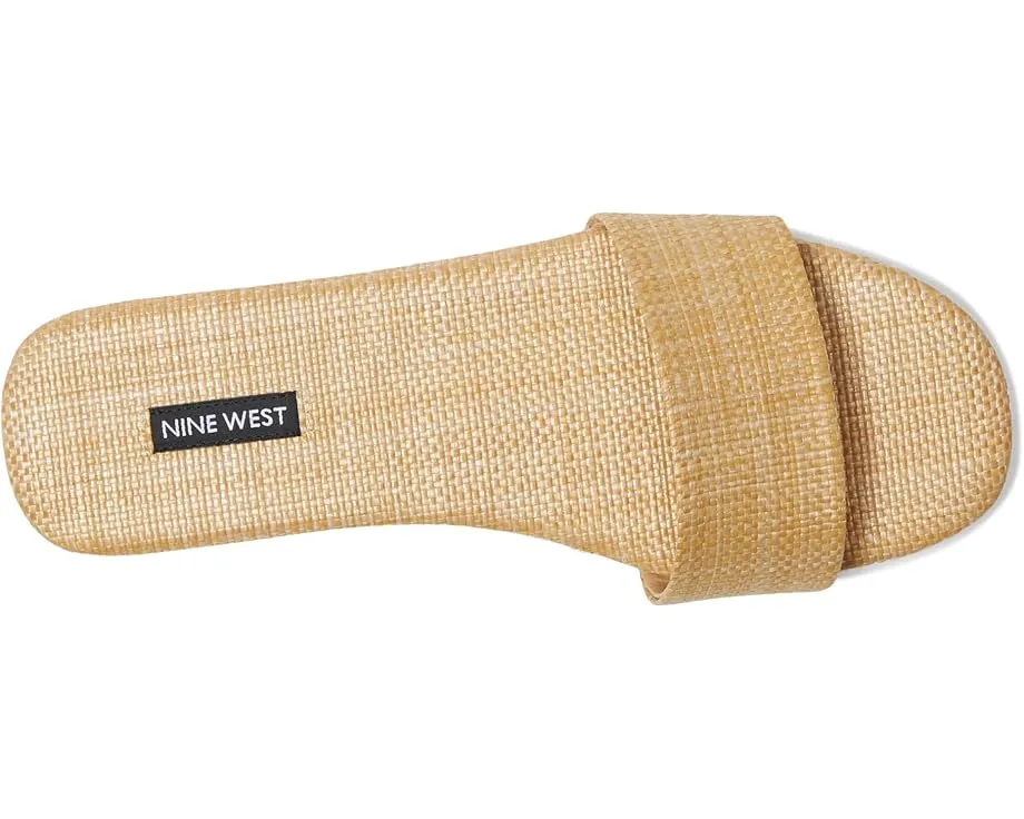 Плоские сандалии Nine West Lolipop с квадратным носком и подошвой из резины