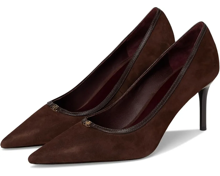 Туфли лодочки Tory Burch Double T Buckle на каблуке 80 мм с застежкой на пряжке