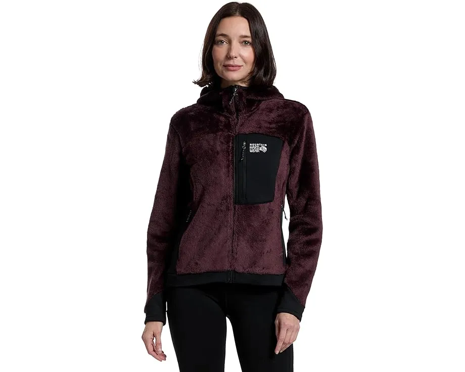 Куртка Mountain Hardwear Polartec High Loft с капюшоном и эластичными вставками