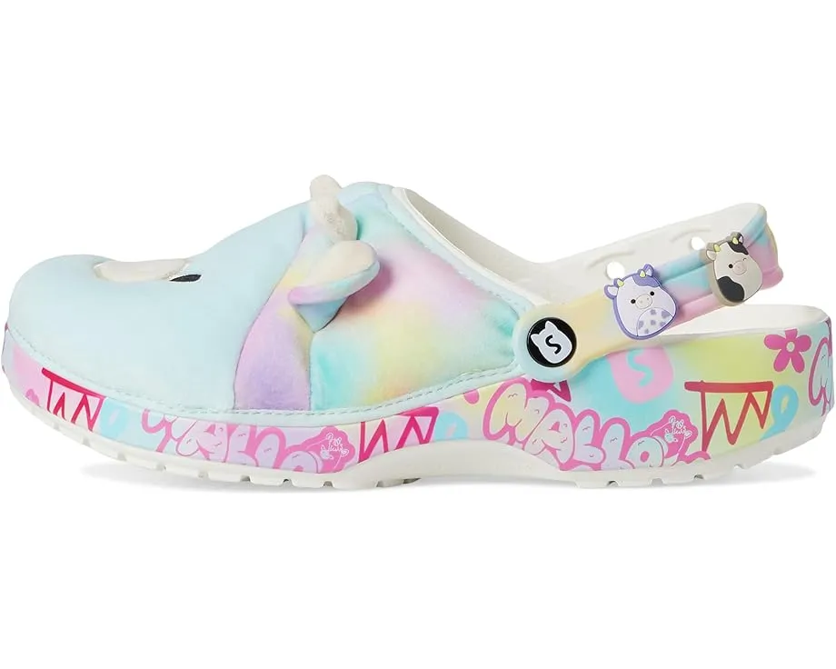 Кроксы Crocs Squishmallows Classic Clogs с плюшевым верхом и ремешком на пятке