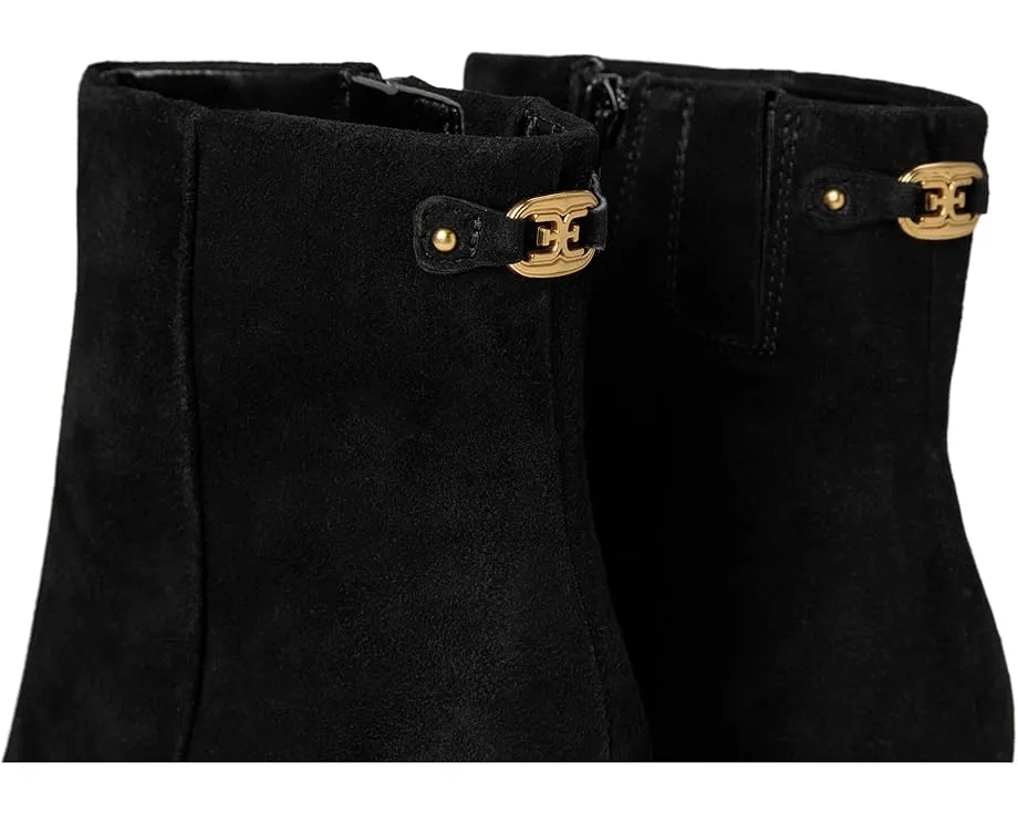 Ботильоны Saige Sam Edelman с архитектурным каблуком и застежкой-молнией