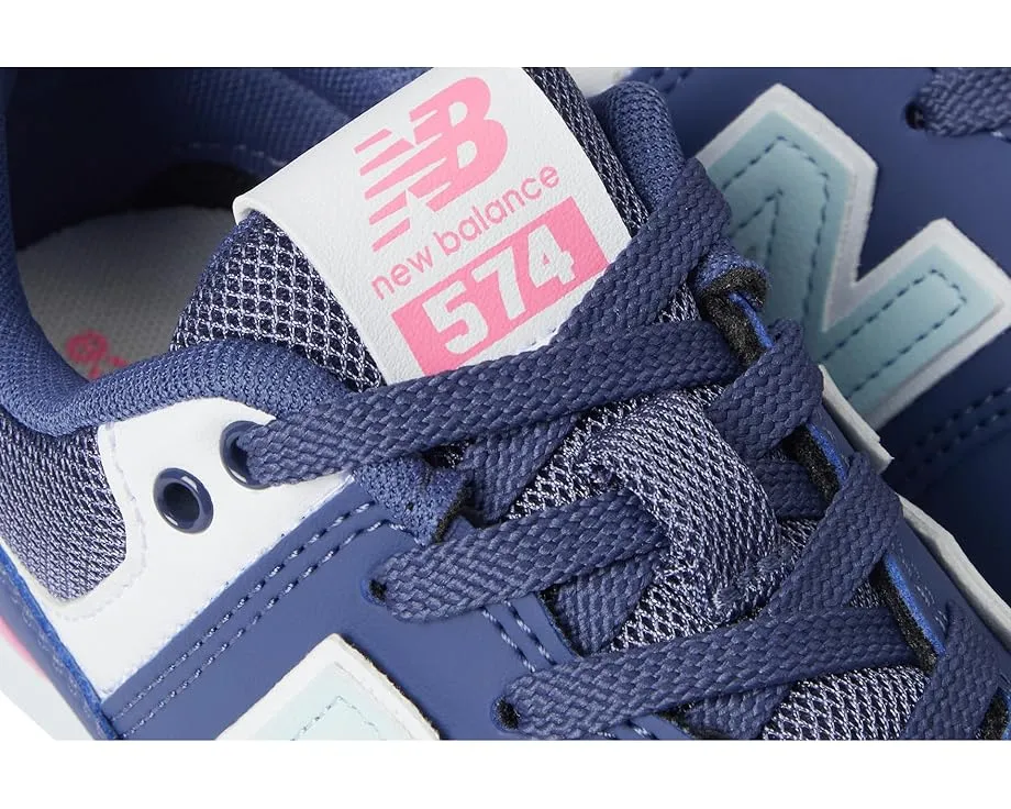 Детские кроссовки New Balance 574 с верхом из замши и сетки