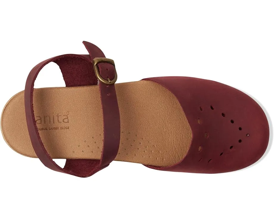 Sanita Heart профессиональные сандалии с закрытым носком из промасленной кожи