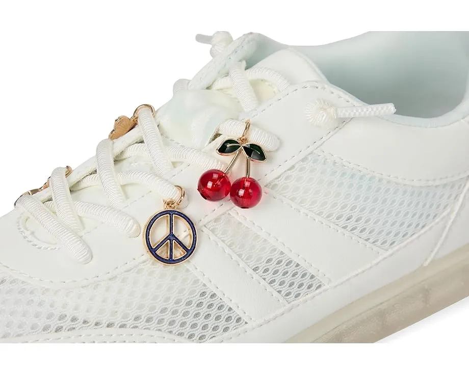 Детские белые кроссовки Steve Madden Kids Verdict с дышащими вставками