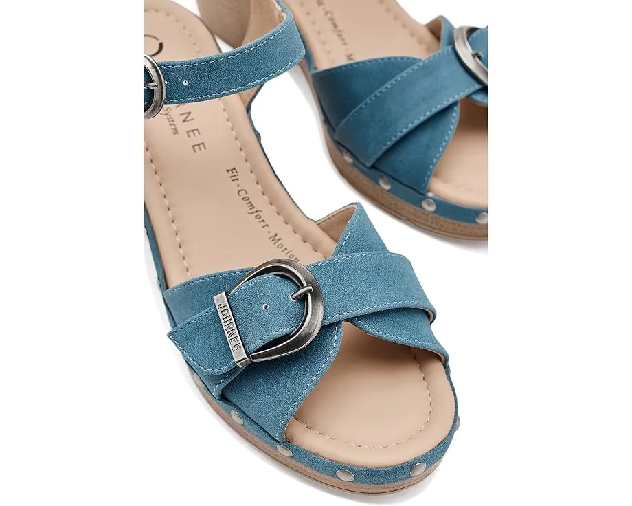 Сандалии Journee Collection Sisilia на платформе и каблуке
