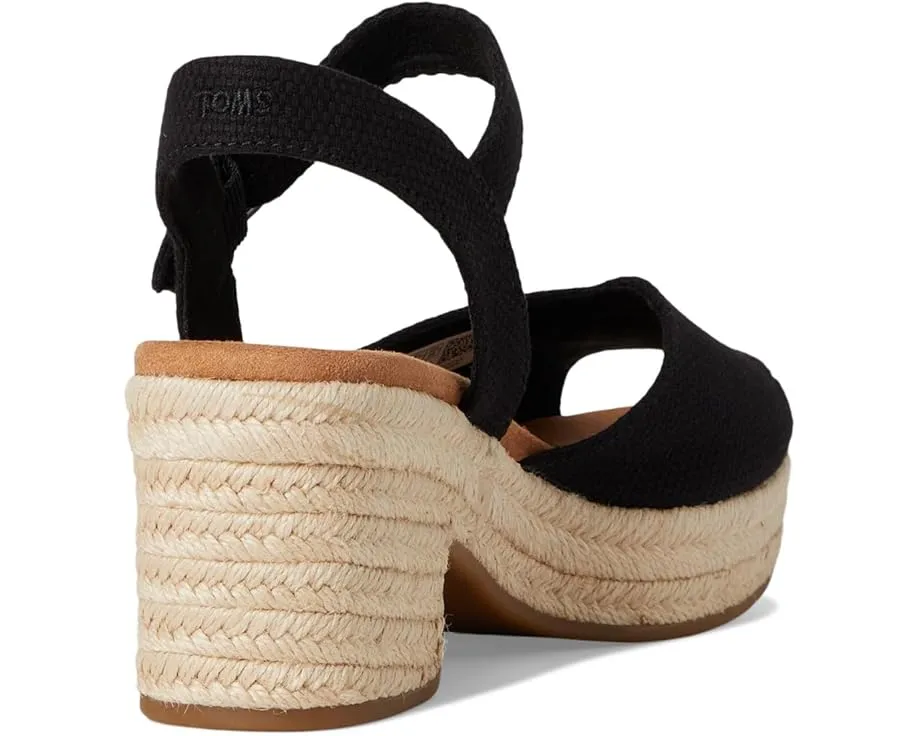 Босоножки TOMS Isla Peep Toe на платформе с открытым носком