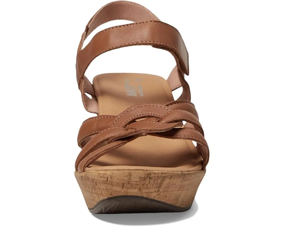 Сандалии Naot Tropical с клиновидным каблуком и застежкой на липучке