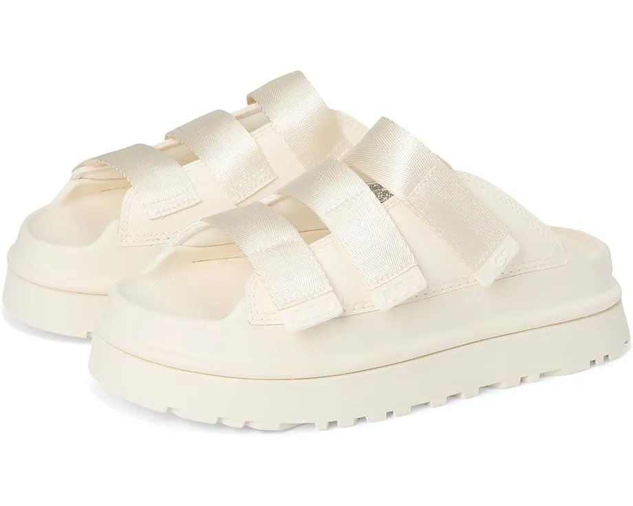 Сандалии UGG Goldenglow Slide с регулируемыми ремешками из переработанных волокон