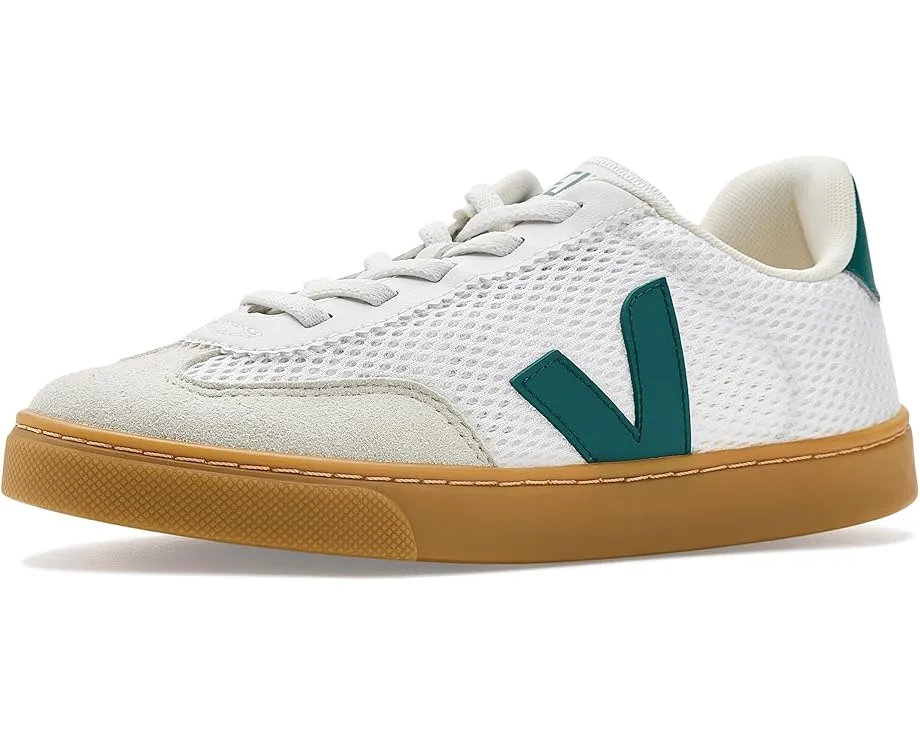 Детские кроссовки VEJA Kids Small Volley из гладкой кожи на шнуровке