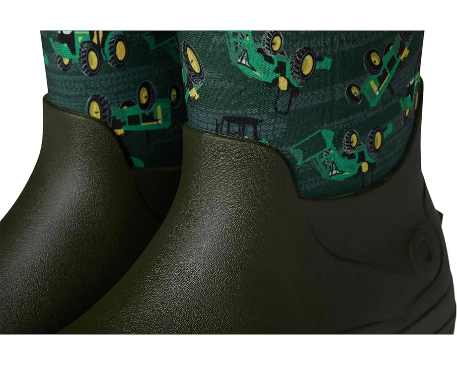 Детские сапоги Bogs Kids York Seamless с принтом тракторов и водонепроницаемым верхом