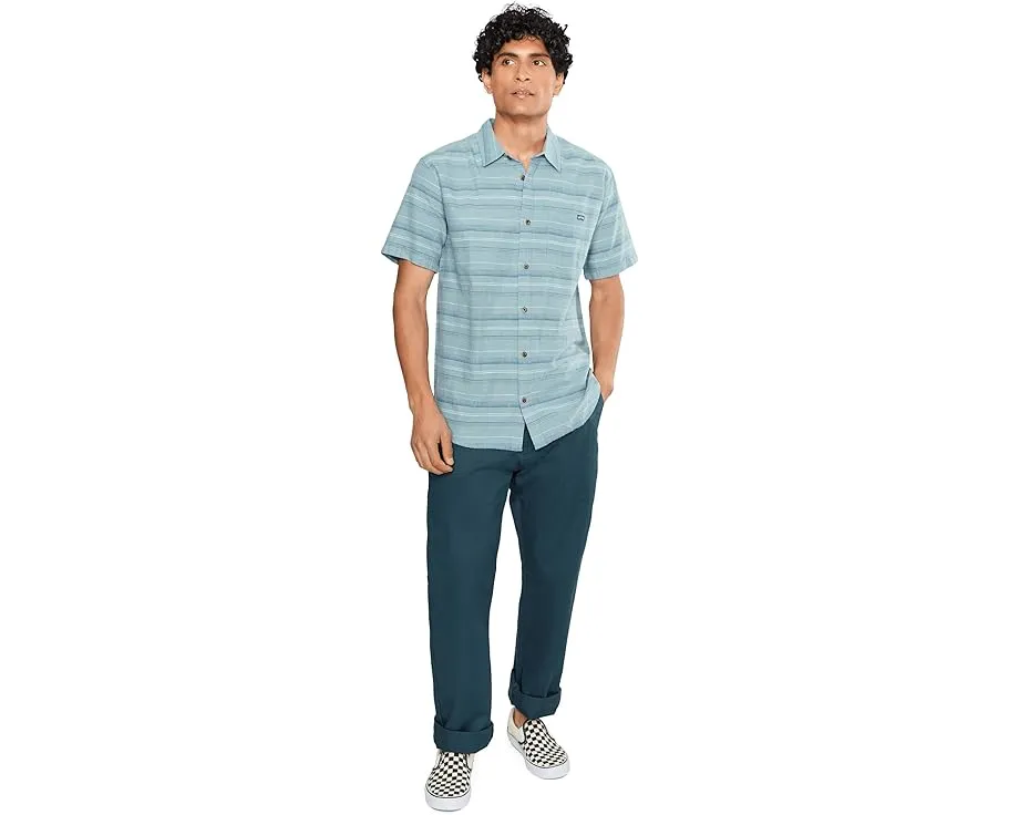Рубашка Billabong All Day Stripe с коротким рукавом и полосатым принтом